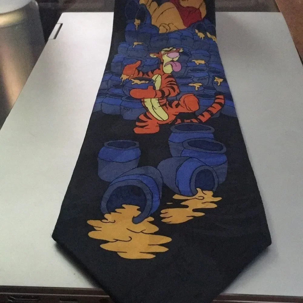 Winnie the Pooh and Tigger Neck Tie Timeless Elegance & Whimsy